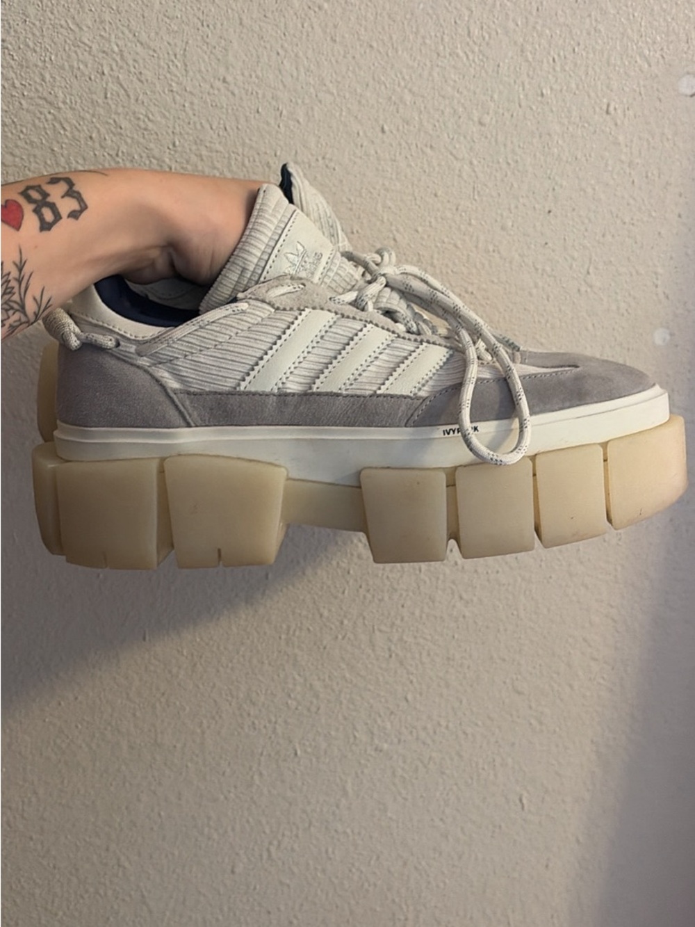 Adidas/ ivy park collab Beyoncé platform sneakers